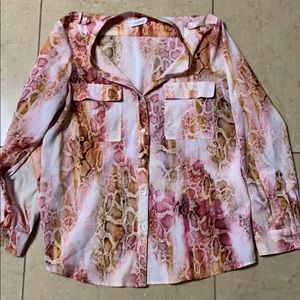 Pink Calvin Klein shirt